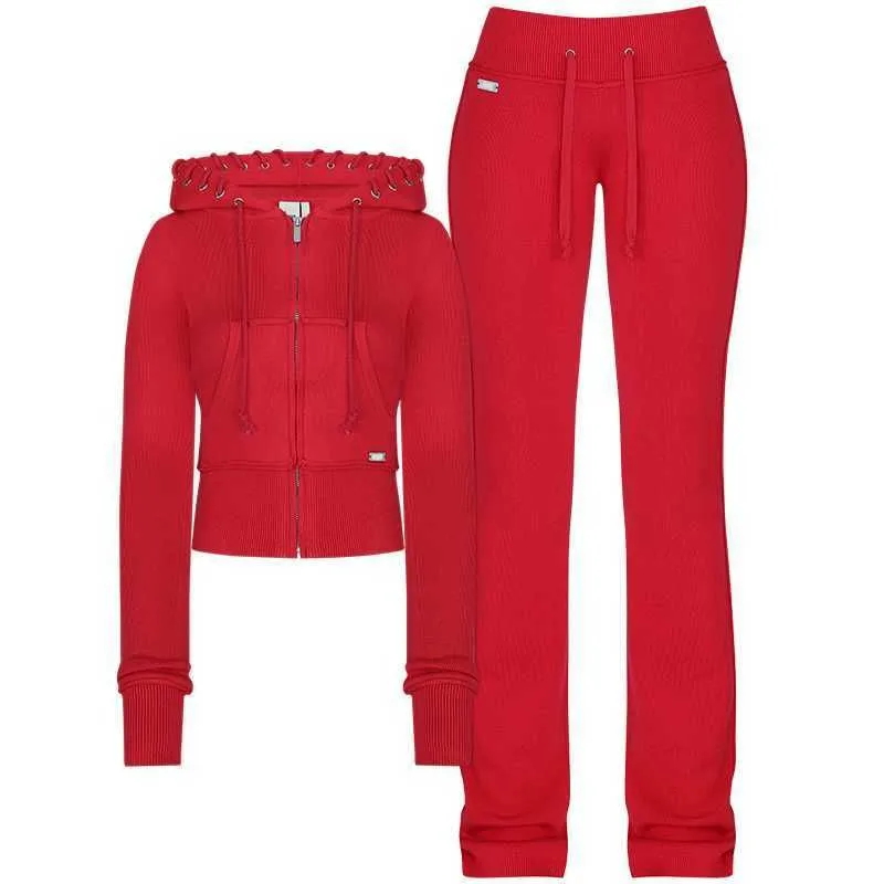 Hidden Cult pink matching tracksuit set in signature designer silhouette